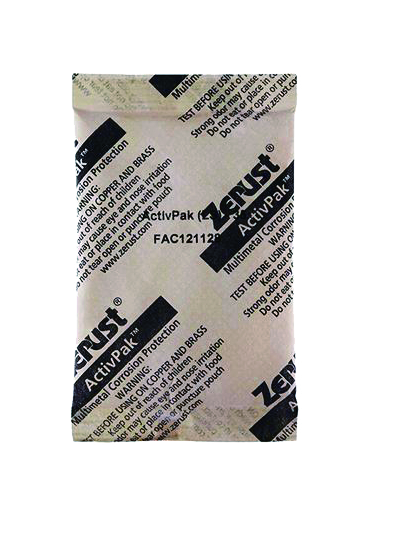 白色 ActivPak 速效型防鏽包產品外觀