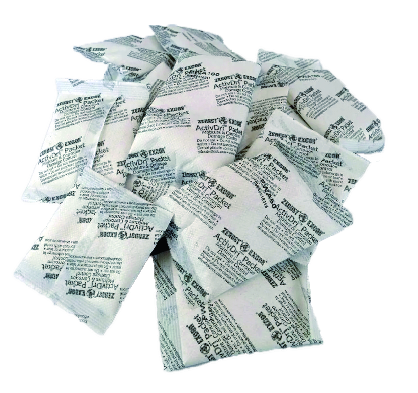 多個 Zerust ActivDri 防鏽乾燥雙效功能包