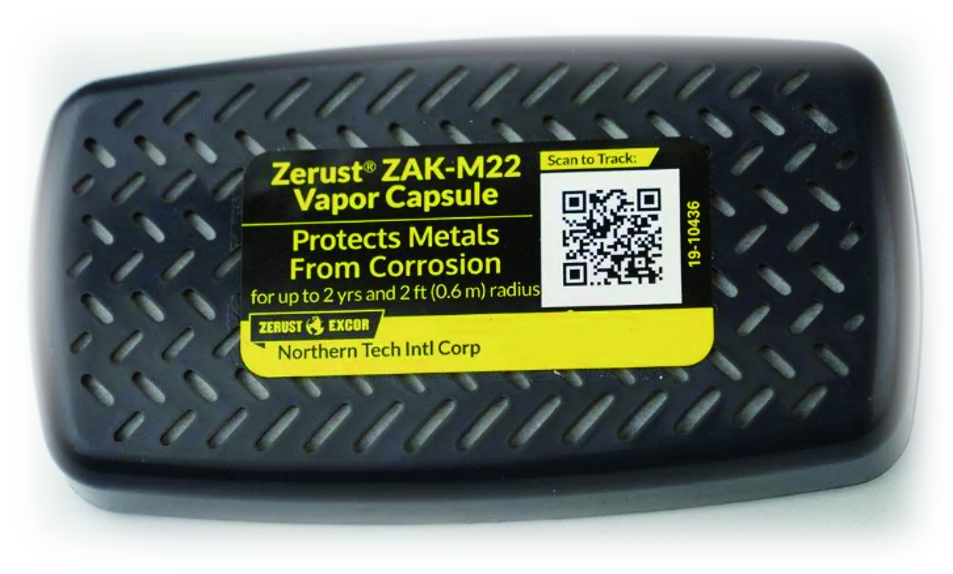 黑色 Zerust ZAK-M22 Vapor Capsule 氣化性防鏽盒